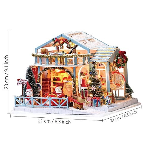 DIY Miniature Dollhouse Kit - Tiny House 1:24