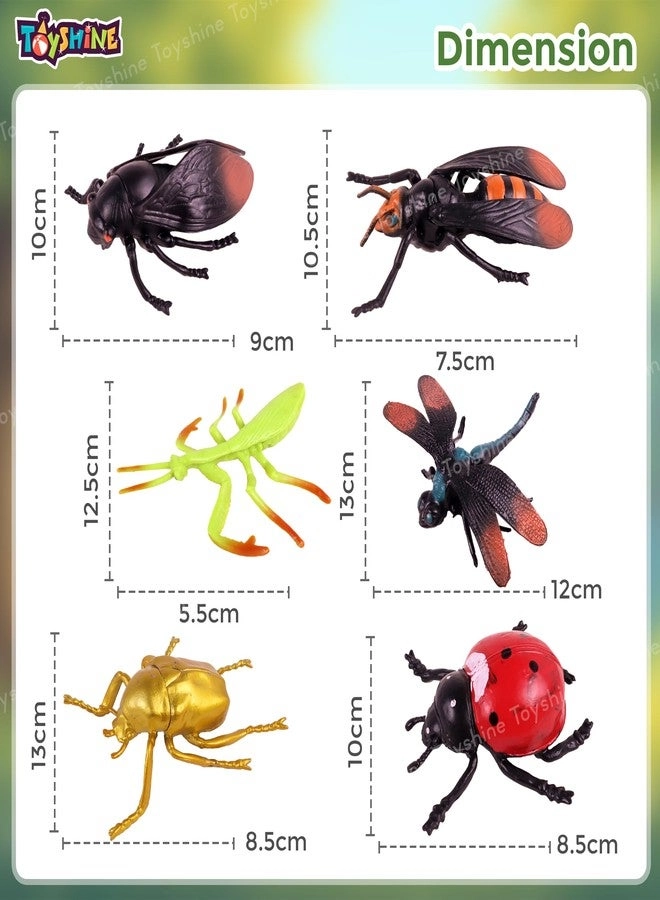 Realistic Insect Animal Figure - 4+ Year Old 6 Pc