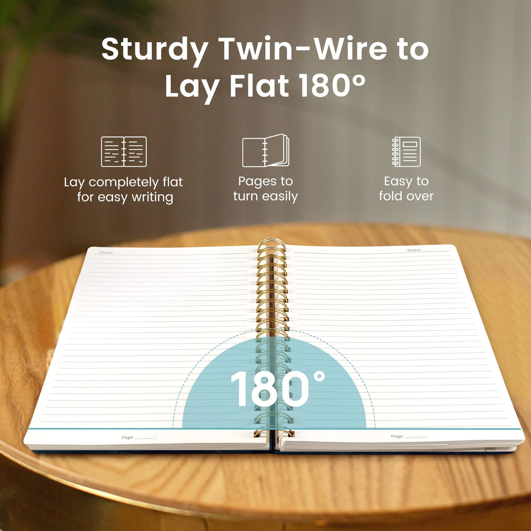 Spiral Notebook B5 Spiral - Lined 300 Pages
