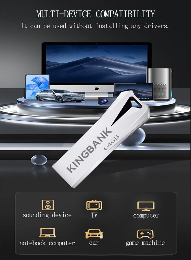 USB-Silver - USB3.0 64GB