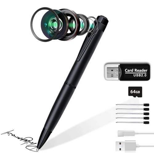 Mini Pen Camera - 64GB 1080P