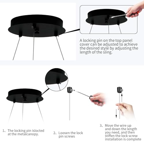 Crown LED Chandelier - 3000K–4000K–6000K Dimmable