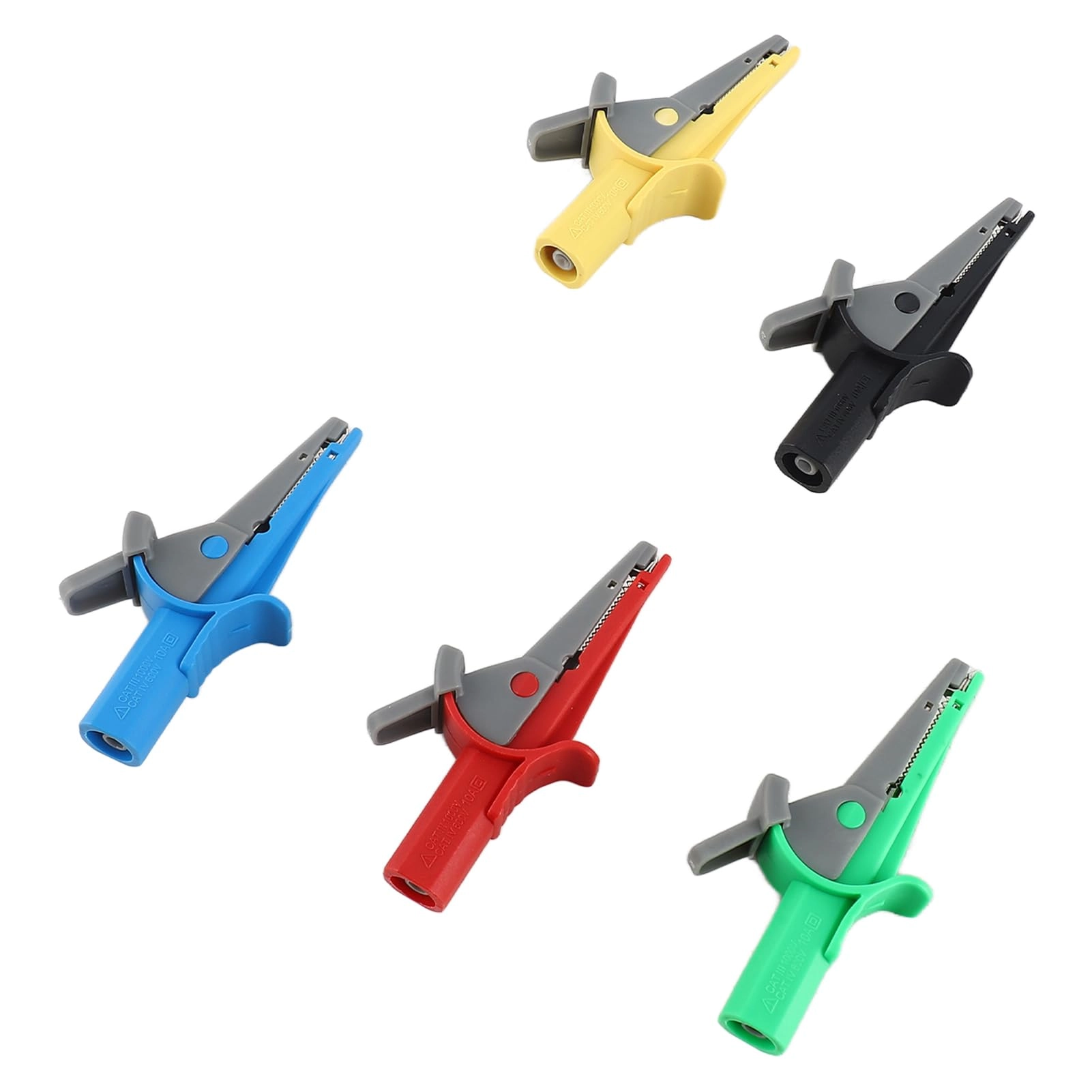 Yechiry Battery Electrical Test Clamp/Holder - 10A 600V 4mm