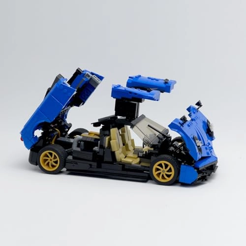 Supercar Clamping Building Blocks Construction Kit - 979 pcs