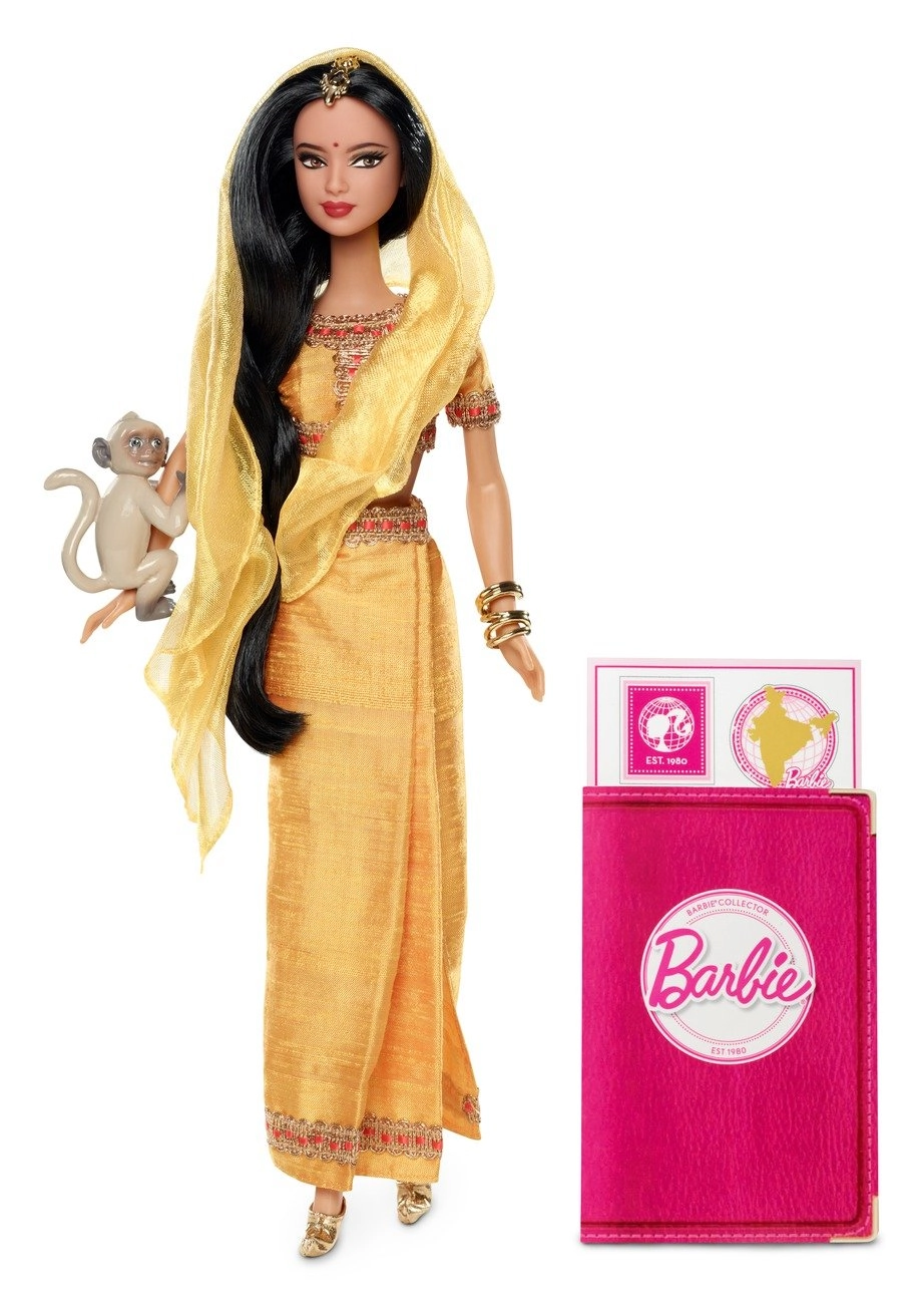 Barbie India Doll - Polyvinyl Chloride Yellow Ages 6+