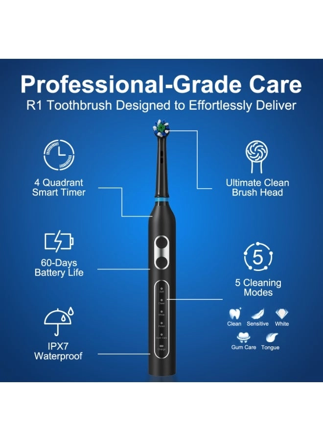 E7 - 360° Rotating 8 Brush Heads IPX7 Waterproof