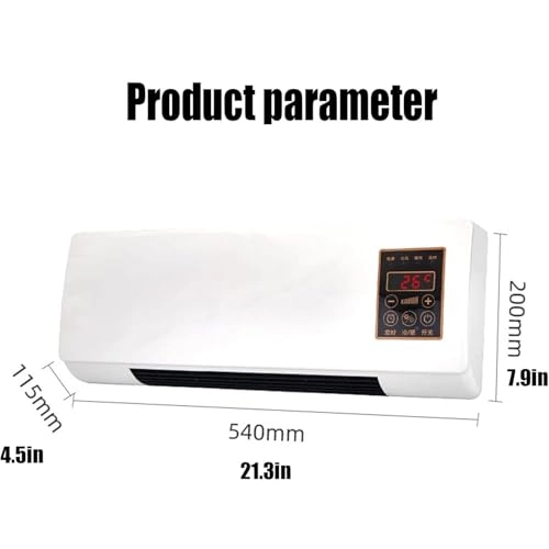 2 in 1 Cold Warm Split Portable Air Conditioner - 1800W