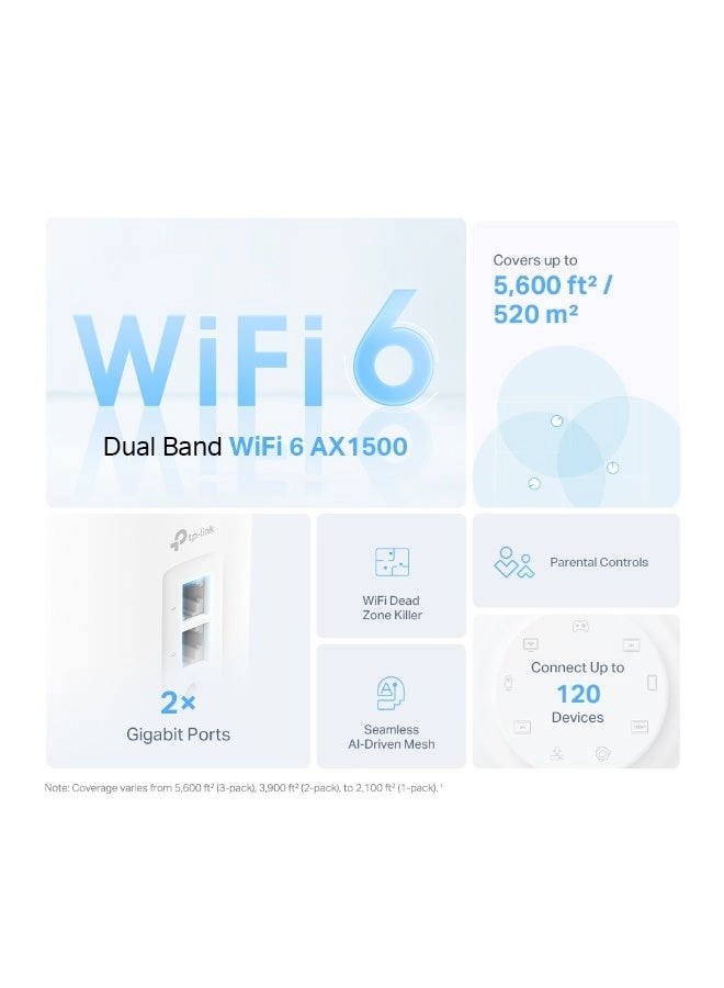 Deco X10 - Wi-Fi 6 3 pack