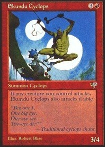 Wizards of the Coast Ekundu Cyclops - Mirage