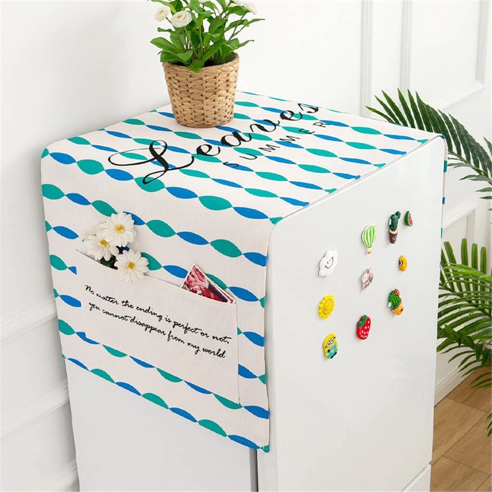 Lukery Fridge Dust Cover - Style E 55x140cm