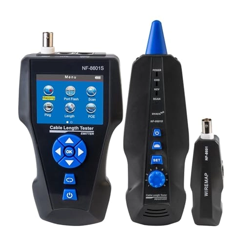 Network Cable Tester - RJ45 RJ11 BNC Length Test