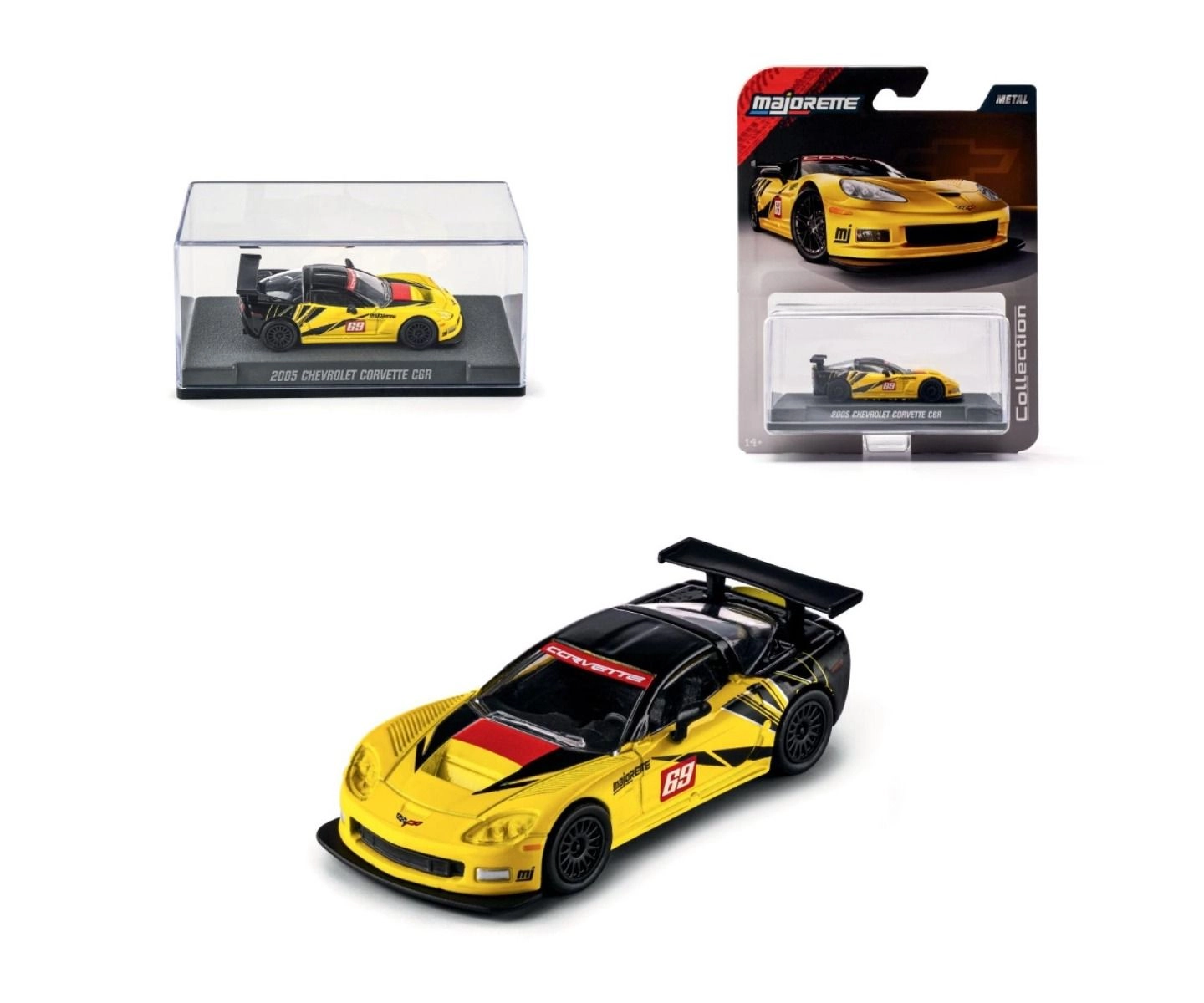 Majorette 2005 Chevrolet Corvette C6.R - 1:64