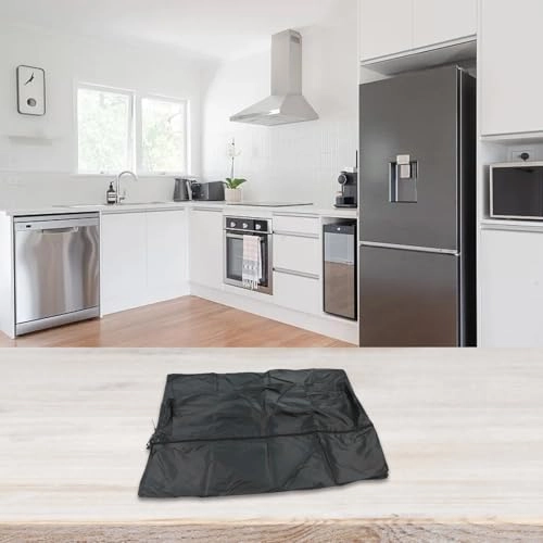 Refrigerator Cover - 210D Waterproof 60*85*185CM Black