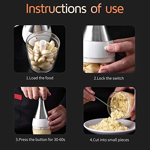 Mini Manual Food Chopper - 200ml 30 watts