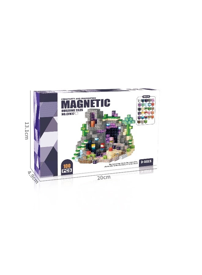 Magnetic Mini Blocks - 100 pcs