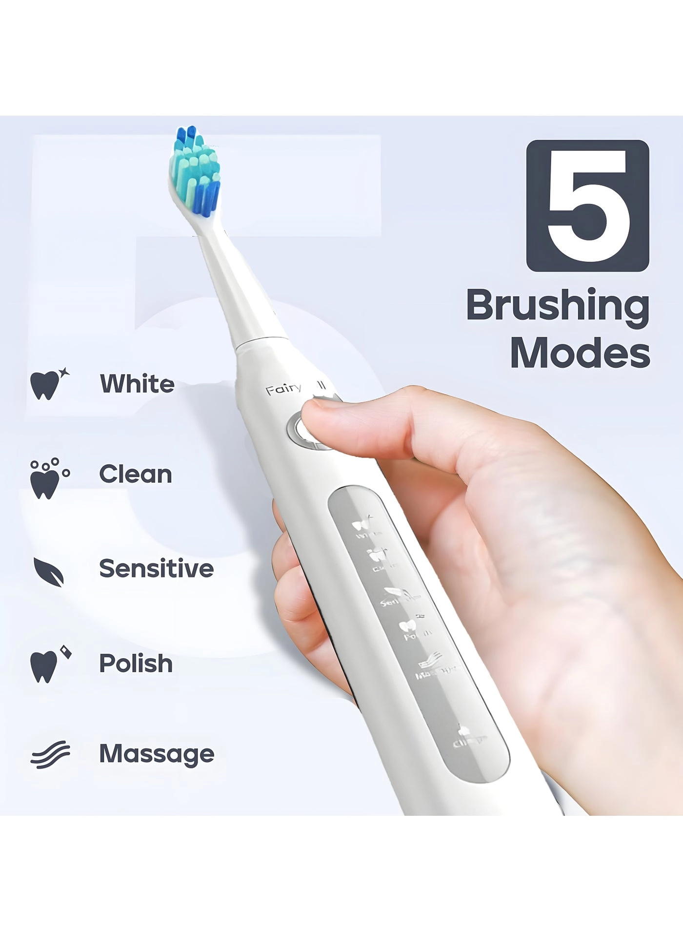 507 - Electric Toothbrush + 5020E - 300ML Oral Irrigator
