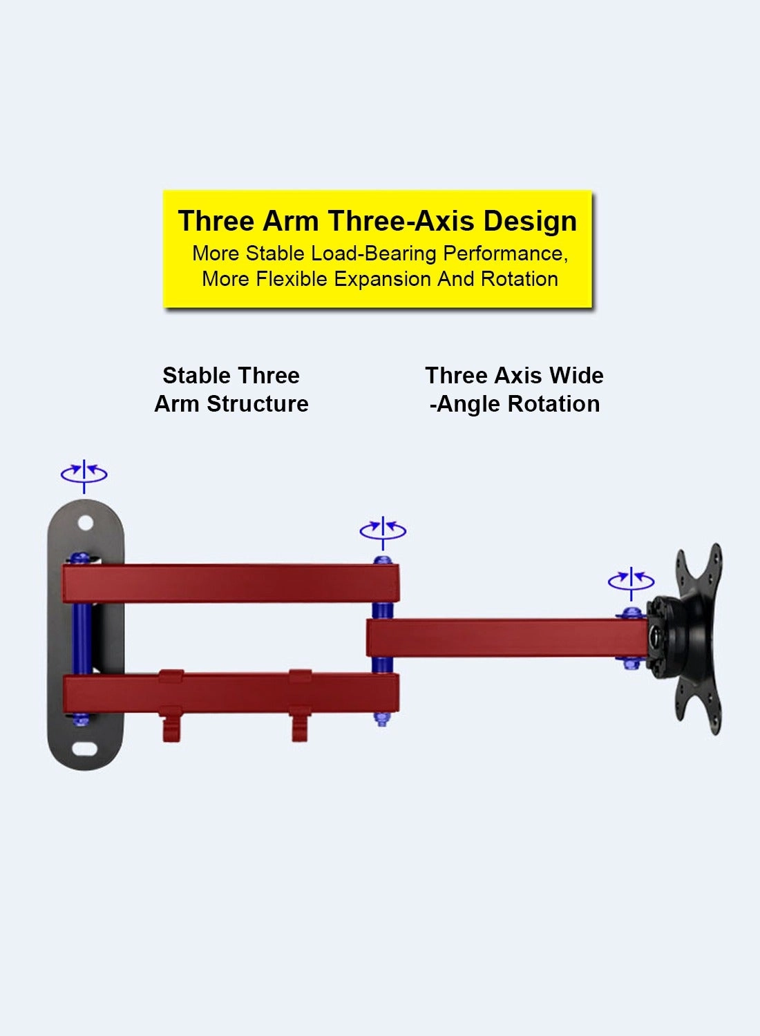 S28 - Dual Arm 27 in 75mm*75mm-100mm*100mm