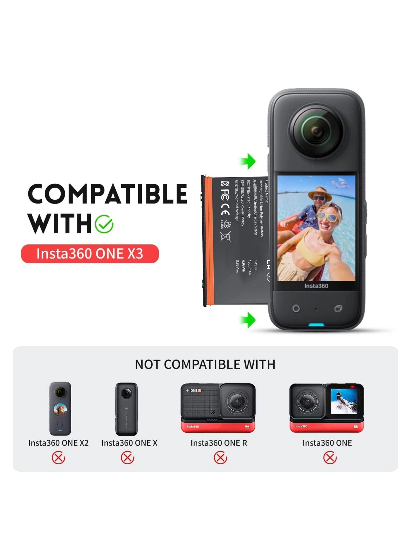 IS360X3B - 1800mAh + 3-Channel Fast Charge Hub