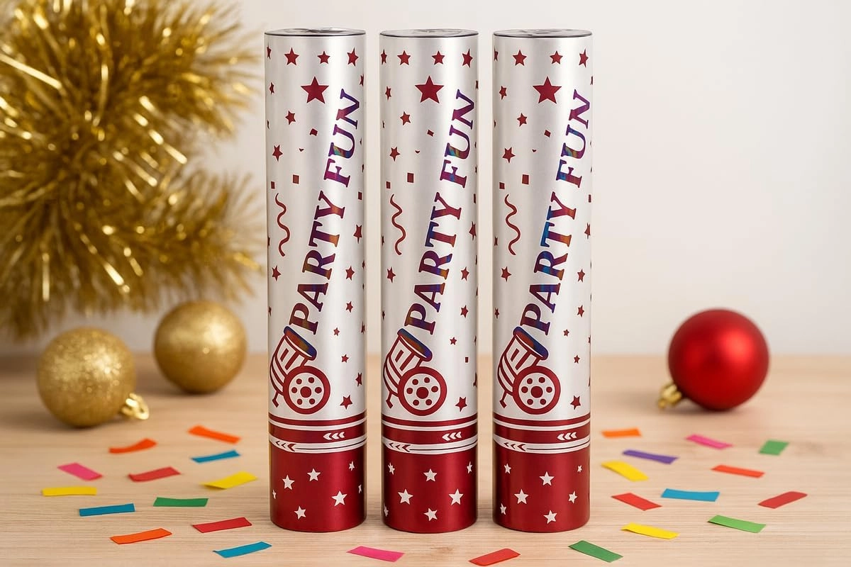 Party Poppers - 3 Pack Birthdays Weddings Events