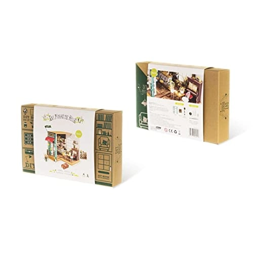 DIY Miniature Dollhouse Kit - Simon's Time Cafe