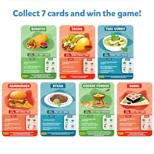 Guess in 10: Foods Around the World - Card Game