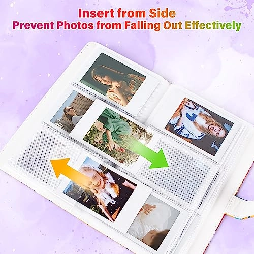 Instax Mini 3" 96 Pockets PU Leather Photo Album