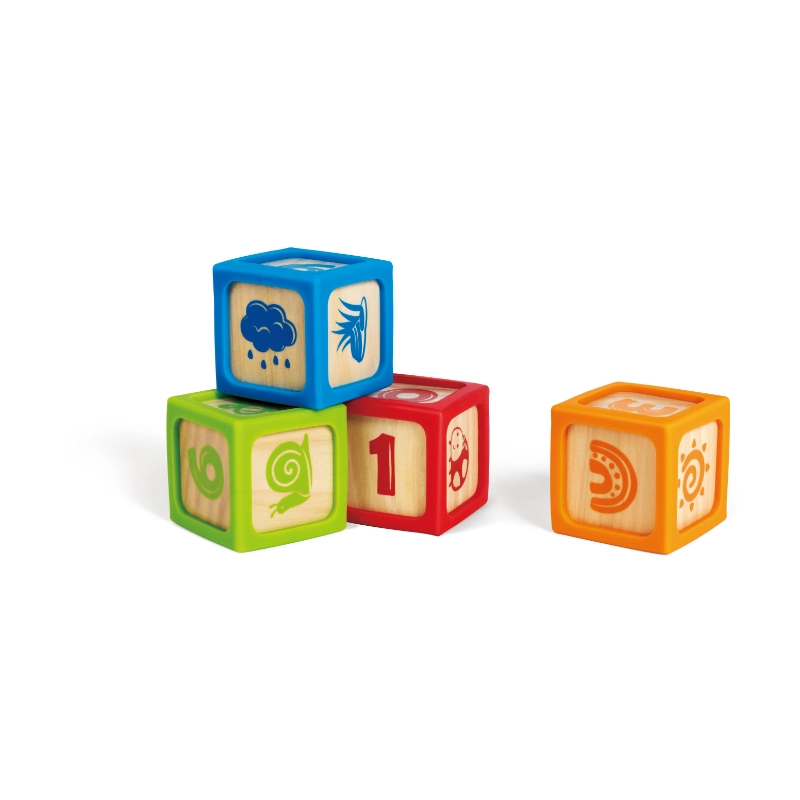 Grip-N-Stack Smart Blocks - Suitable for 6 months to 2 years 4 Pcs