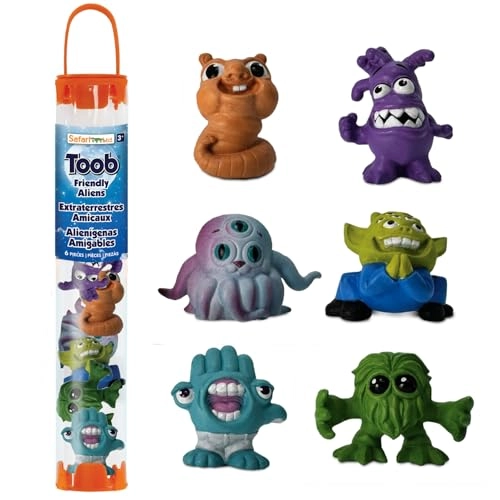 Safari Ltd Slug + Purple Spider + Cattopus + Huggy + Hand Aliens - Friendly Aliens