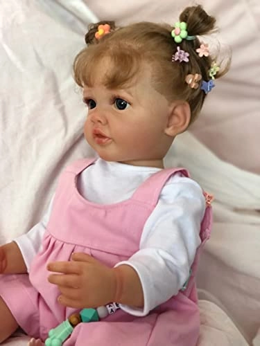 Betty Reborn Baby Doll - 55 cm Silicone Vinyl Blue Eyes