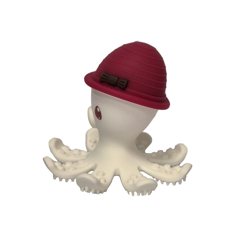 Ollie Octopus - Chimney Red BPA-free