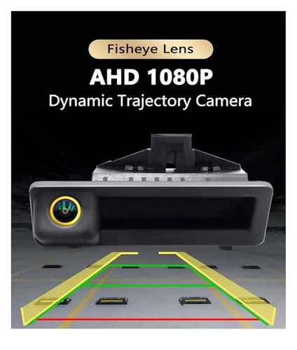 Intelligent Dynamic Trajectory Car Rear View Camera - Night Vision Wire 4K AHD 1080P
