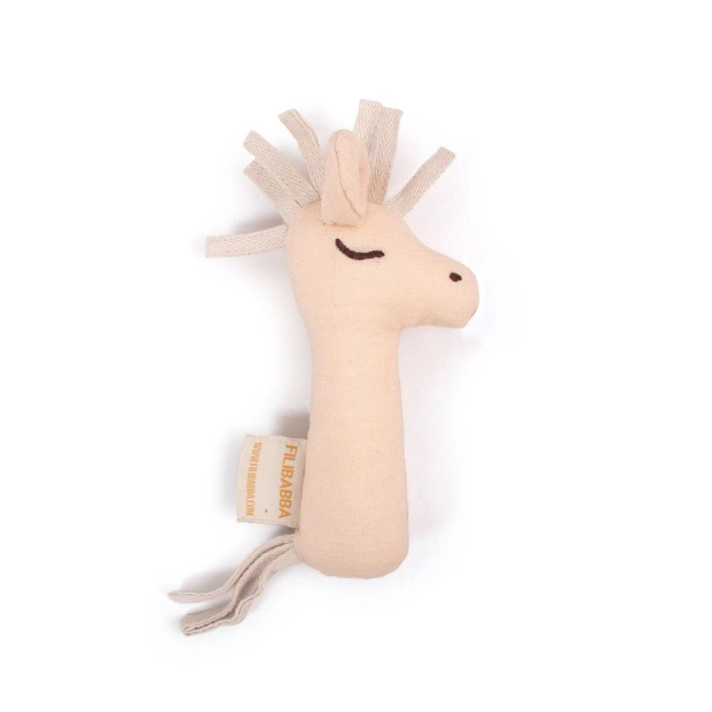 Filibabba Linen rattle - Horse