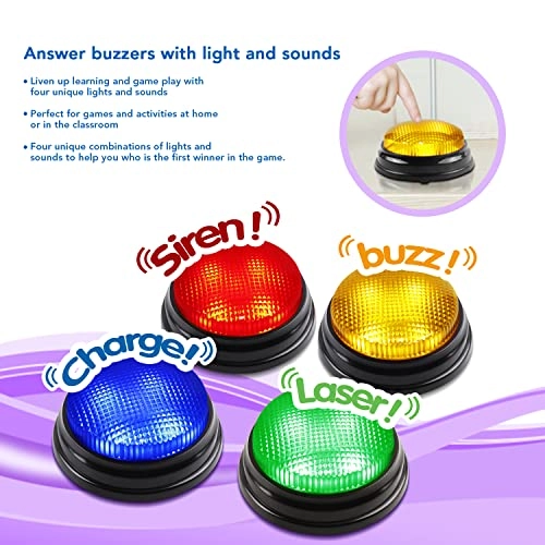 Game Buzzers - 4 pieces 4 years and up