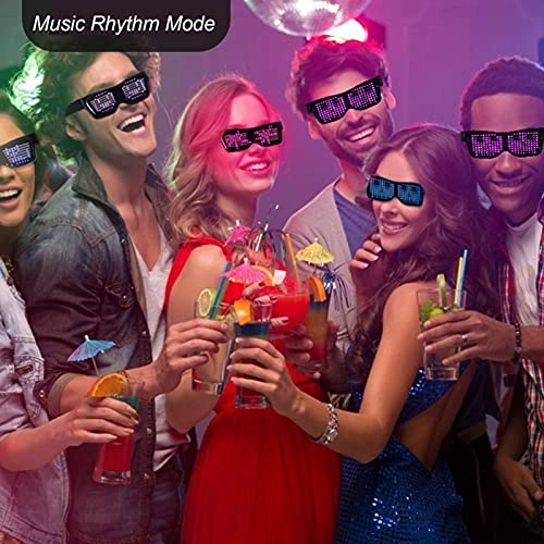 LED Light Glasses - USB Chargeable APP Control