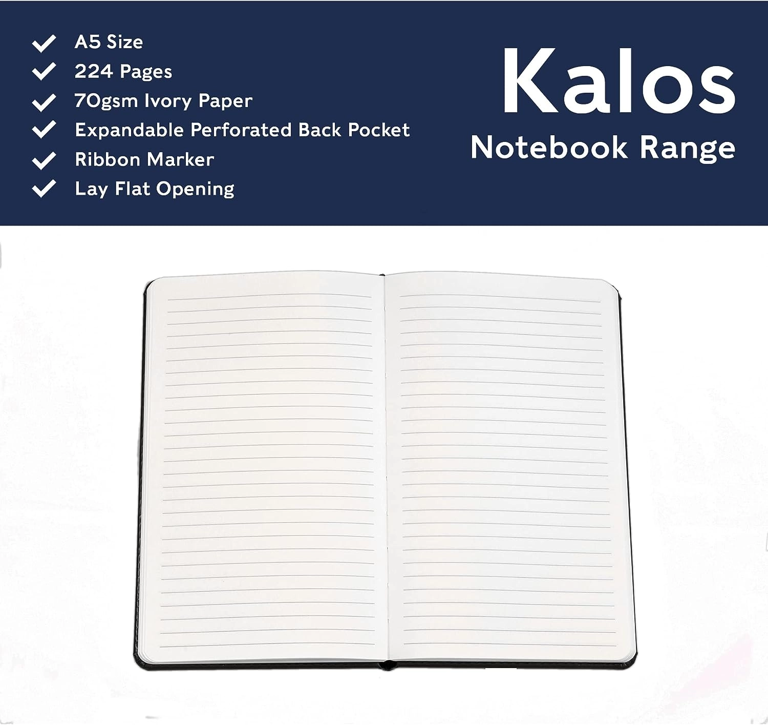 Kalos A5 - Lined 224 Pages