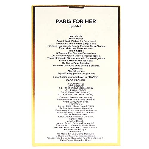 Paris for Her - Eau de Parfum 3.4 Fl Oz