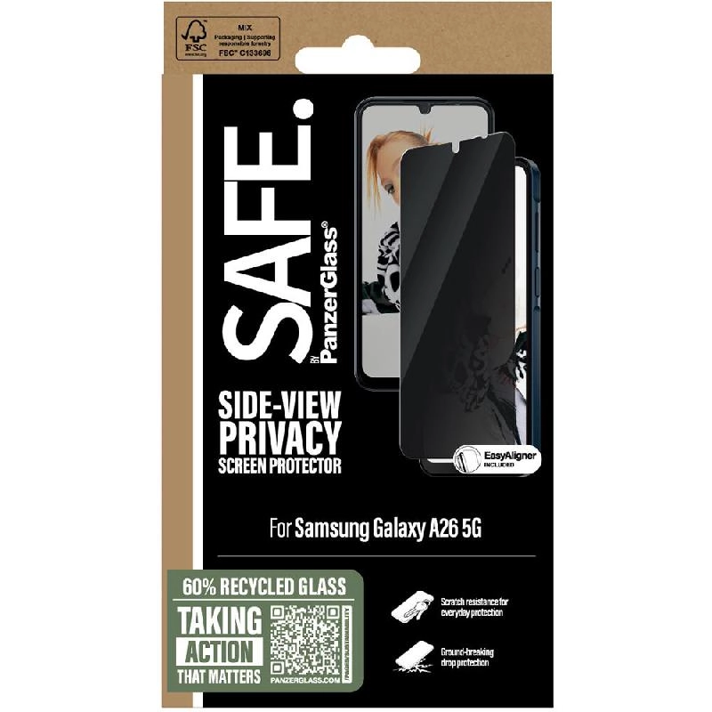 Privacy Tempered Glass Screen Protector for Samsung Galaxy A26 5G