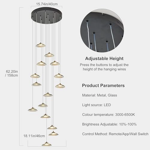 Modern LED Dimmable Chandeliers