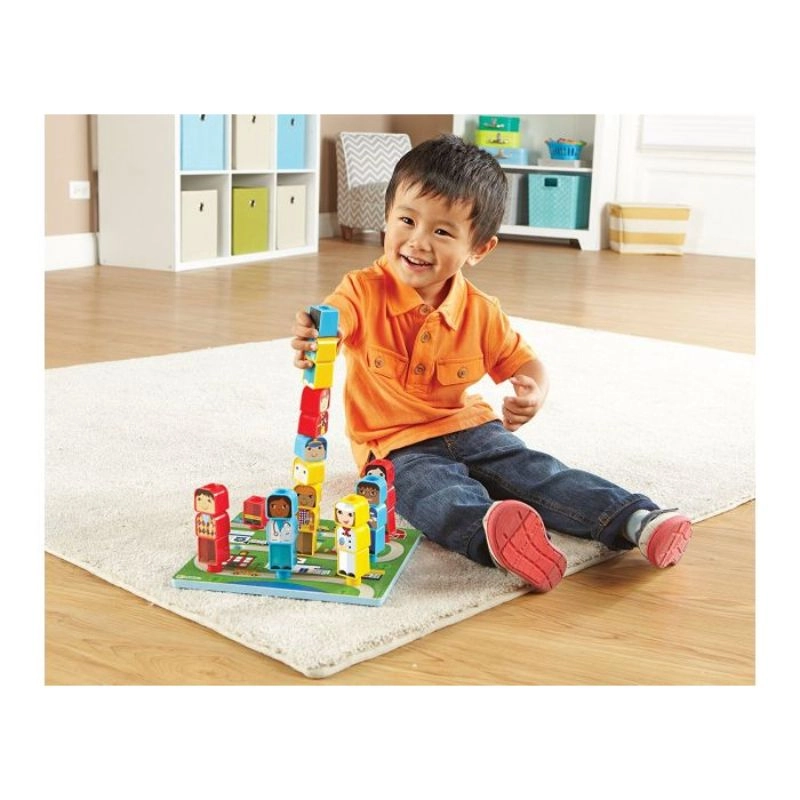 Peg Friends Around the Town - 2-5 years 27 pieces