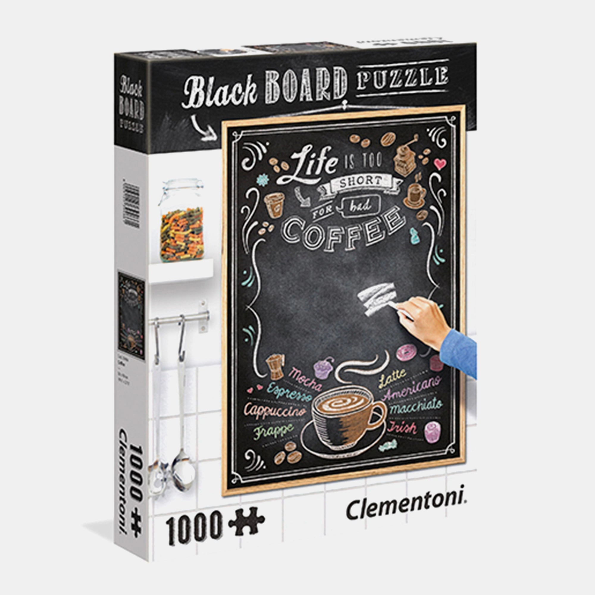 Clementoni Blackboard Coffee Puzzle (B111424) - 1000 pcs