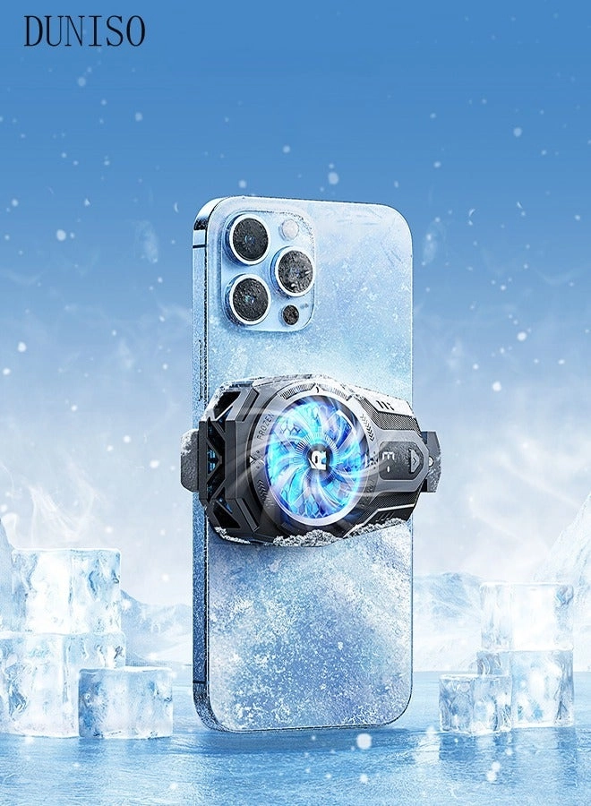 Mobile Phone Cooling Fan - Digital Display Rechargeable