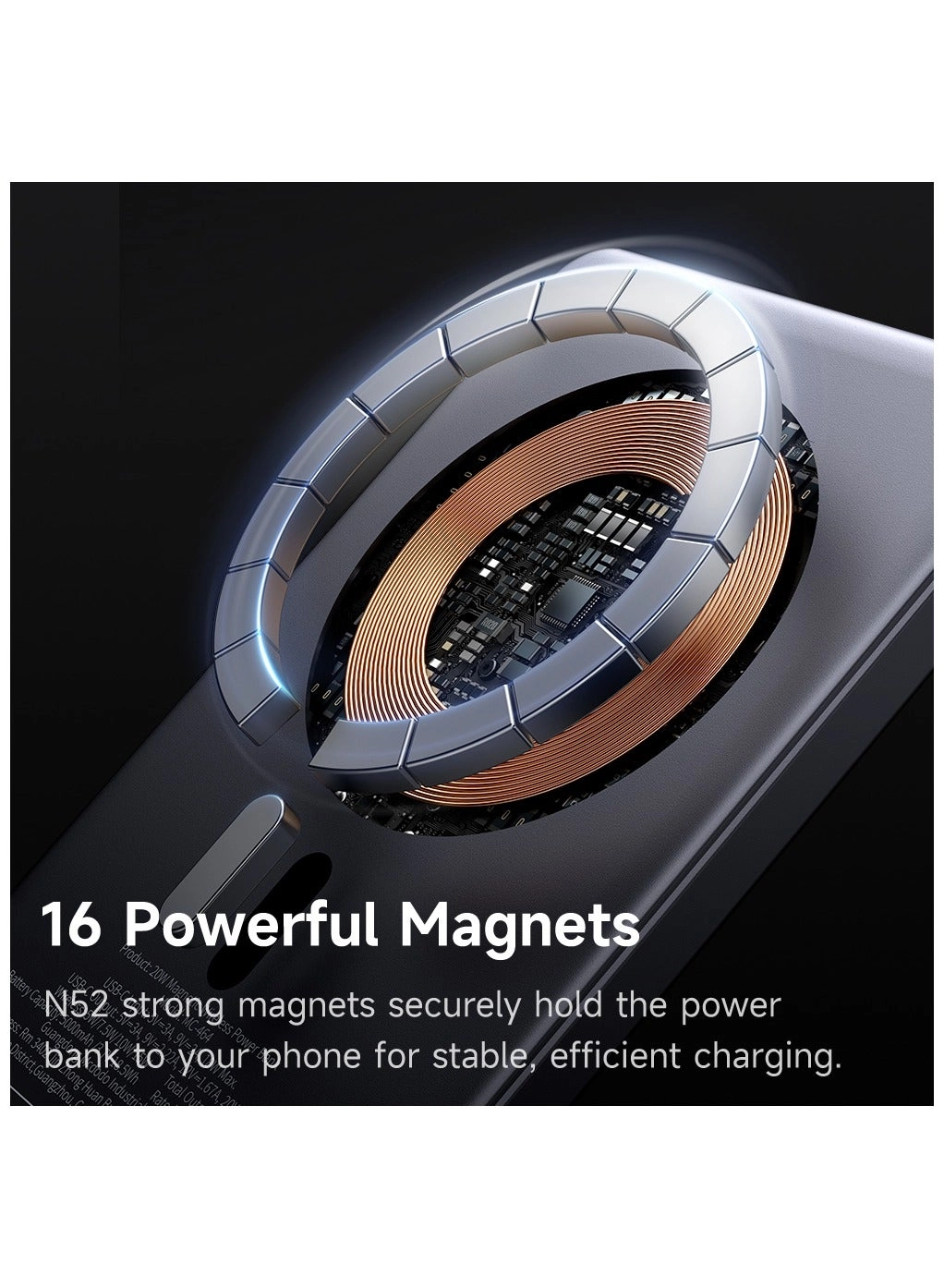 Magnetic Wireless Power Bank - 5000mAh 20W