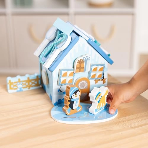 Winter Frost Wooden Gingerbread House Play Set - 44 pcs (50565)