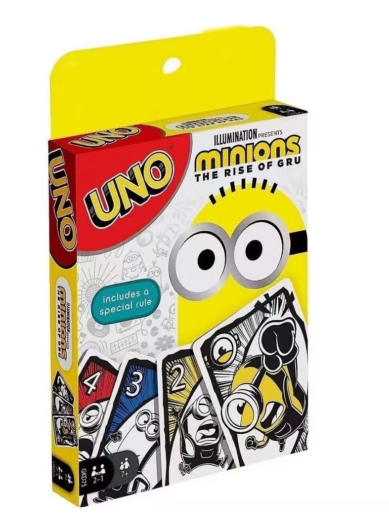 Stud UNO: Minions - The Rise of Gru - Card Game 112 Cards