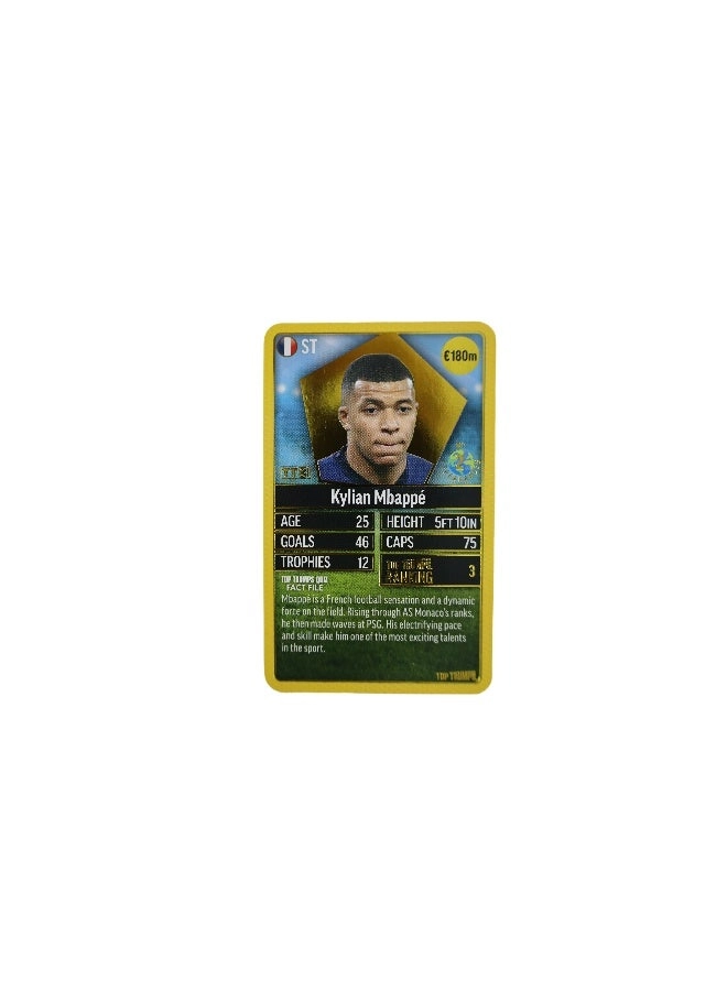 Top Trumps World Football Stars - Top 200 Gold Foiled Cards