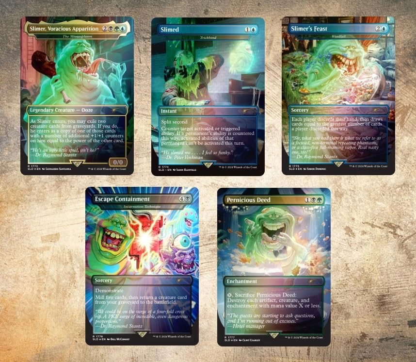 MTG Decks & More Secret Lair x Ghost Busters: Slimer - Foil Edition