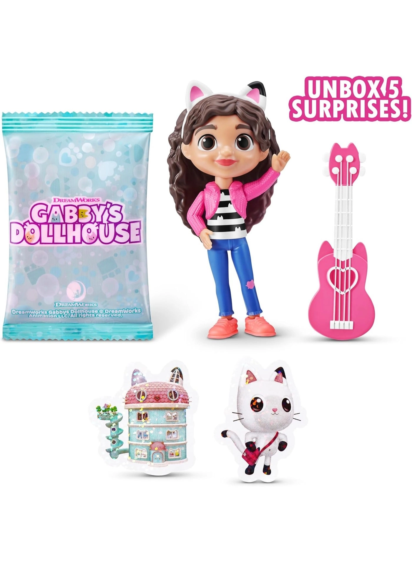 5 Surprise Gabby’s Dollhouse - Mini Collectibles (77655GQ2) 5 pcs