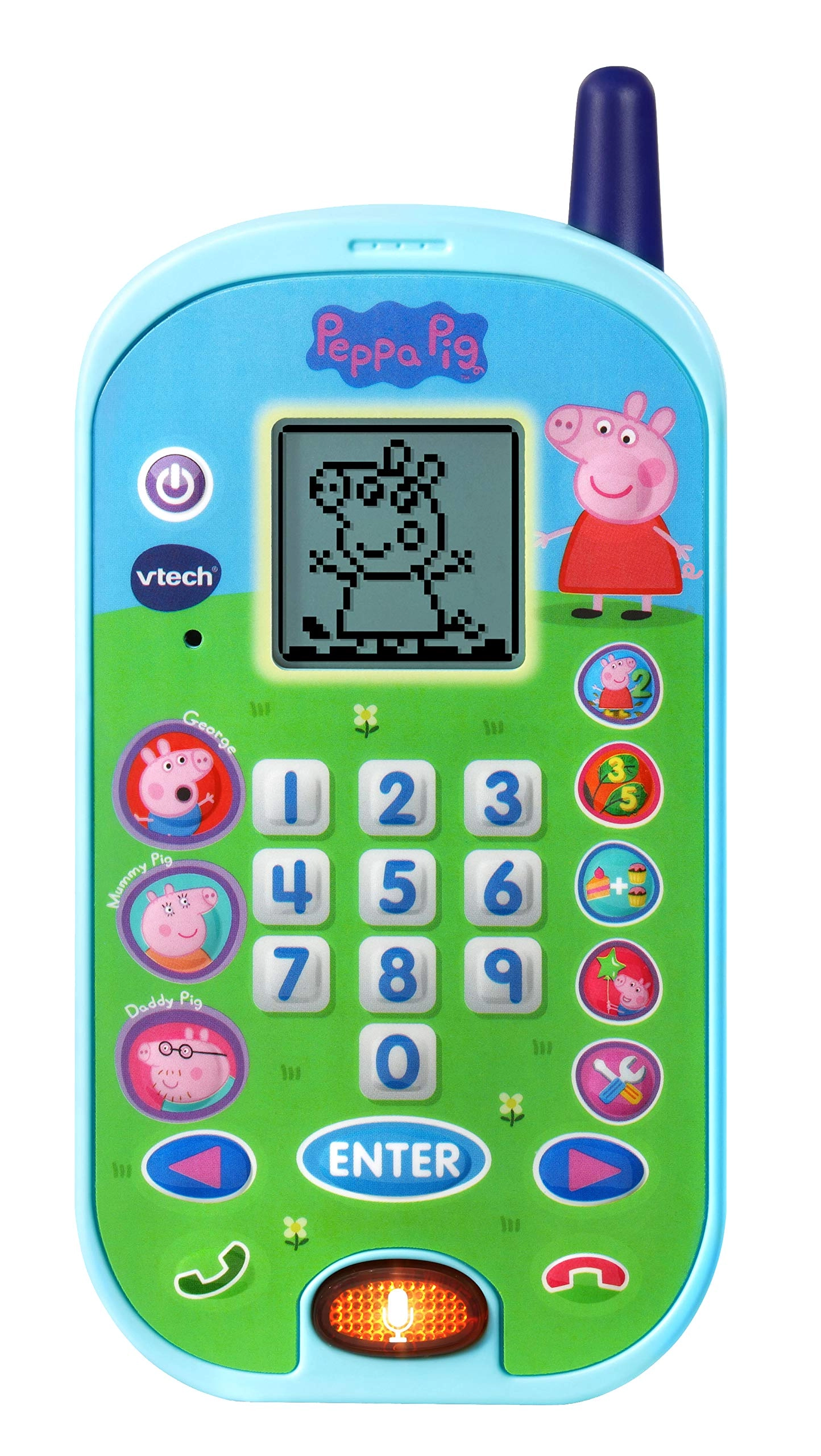 VTech Peppa Pig Lets Chat Learning Phone - 2 years+