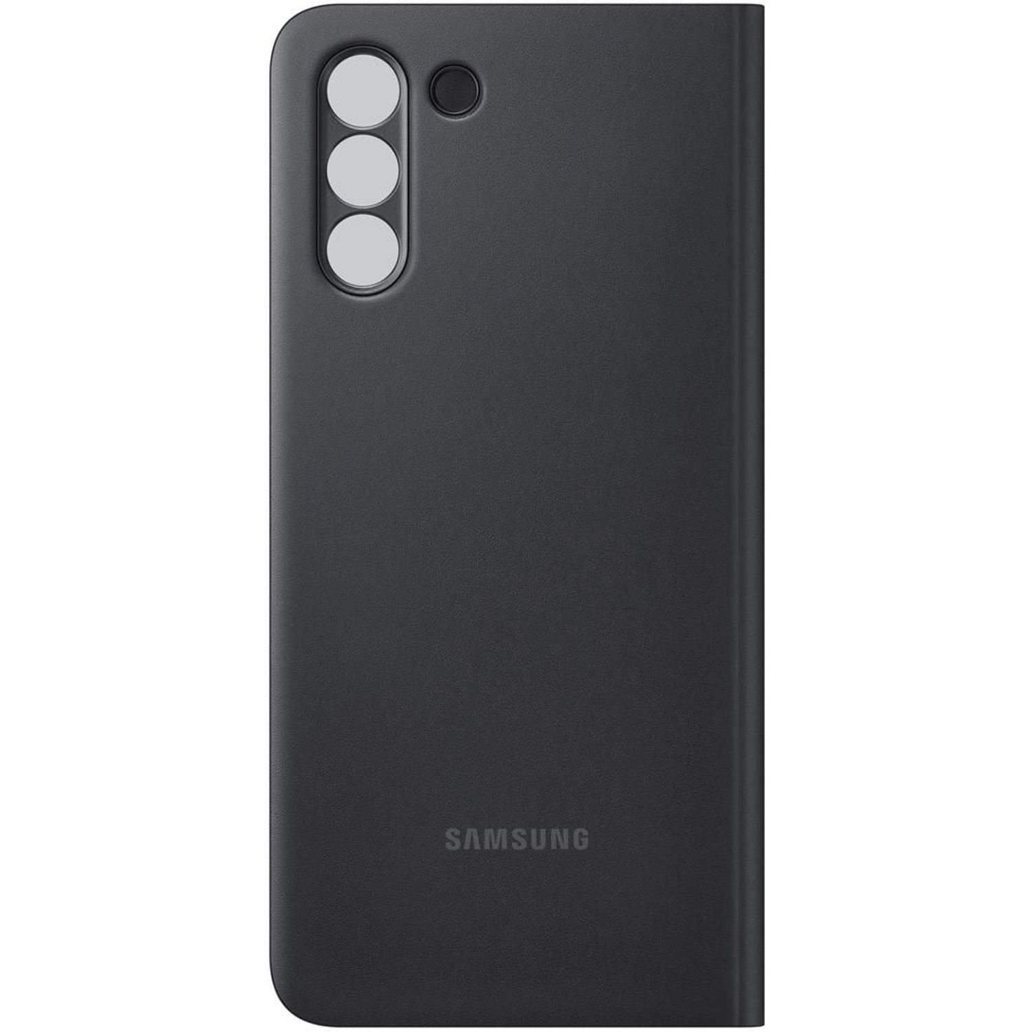 Clear View Cover - Black 6.3 Inches for Samsung S21 Plus