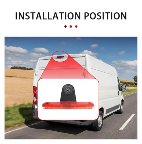 AHD 1080P Gold Lens Brake Light Rear View Reverse Camera - Night vision Wire 1080P